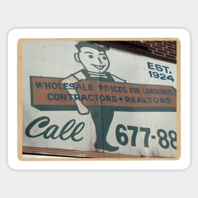 Wholesale prices for landlords, contractors, realtors - Kodachrome Postcard Sticker by Reinvention